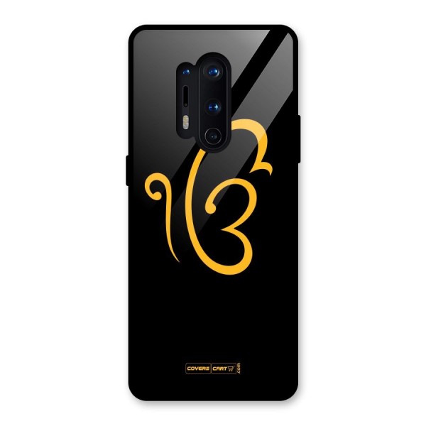 Ik Onkar Glass Back Case for OnePlus 8 Pro