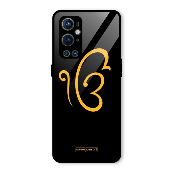 Ik Onkar Glass Back Case for OnePlus 9 Pro