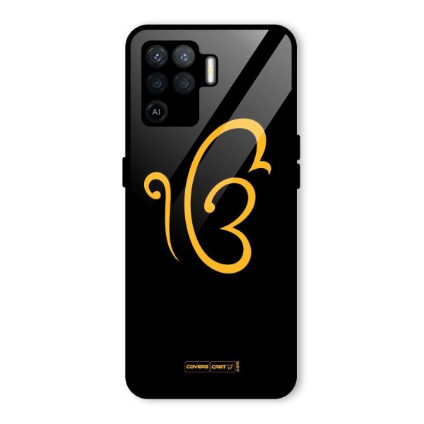 Ik Onkar Glass Back Case for Oppo F19 Pro