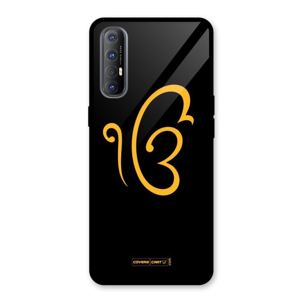 Ik Onkar Glass Back Case for Oppo Reno3 Pro