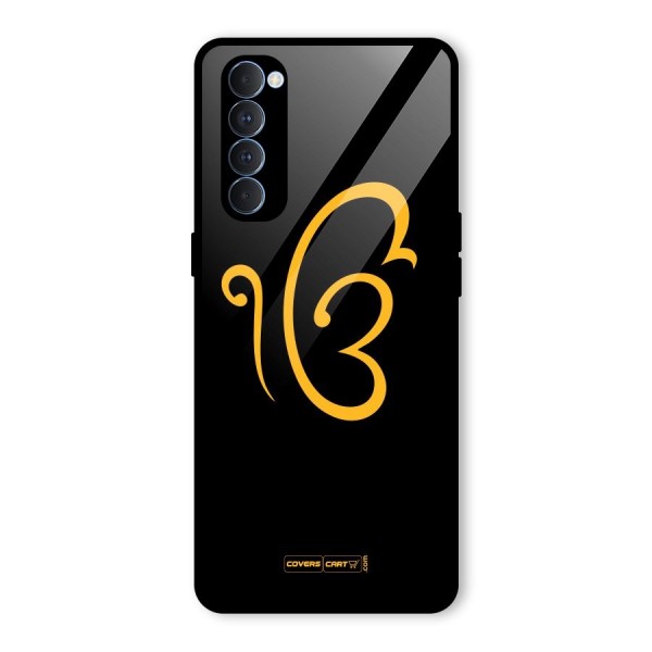 Ik Onkar Glass Back Case for Oppo Reno4 Pro