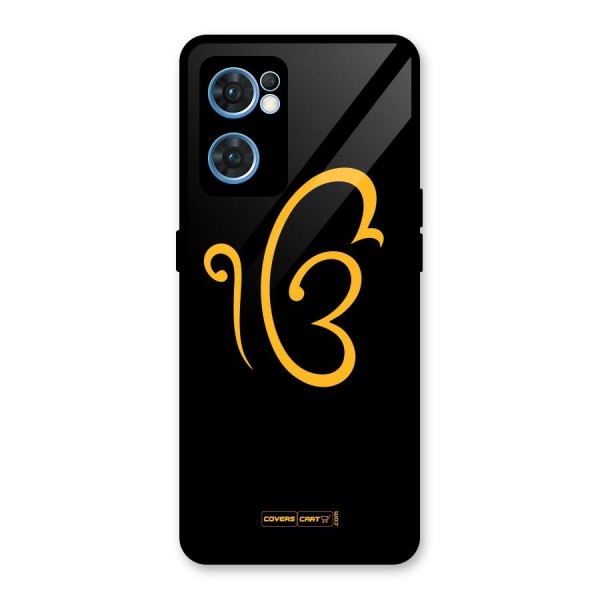 Ik Onkar Glass Back Case for Oppo Reno7 5G