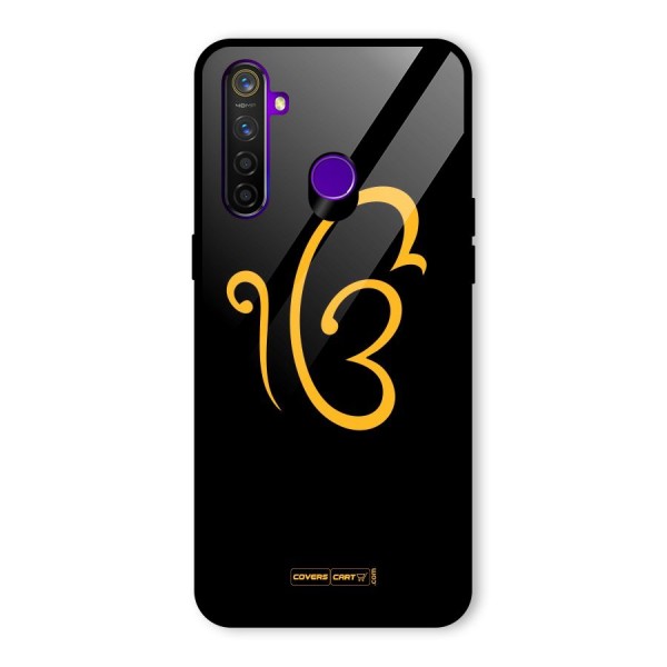 Ik Onkar Glass Back Case for Realme 5 Pro