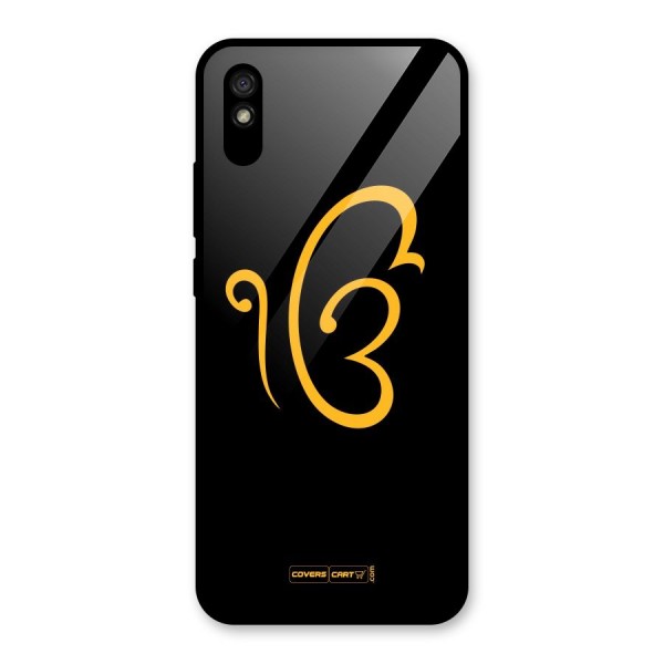 Ik Onkar Glass Back Case for Redmi 9i