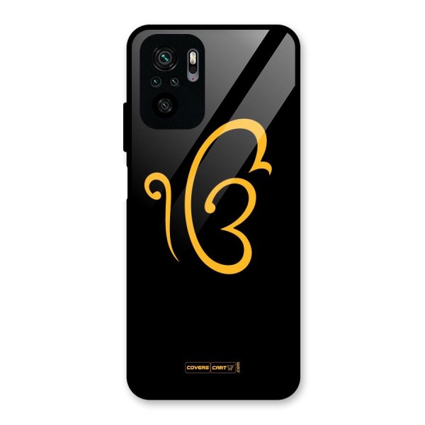 Ik Onkar Glass Back Case for Redmi Note 10