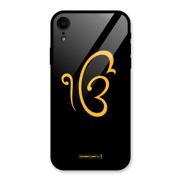 Ik Onkar Glass Back Case for XR