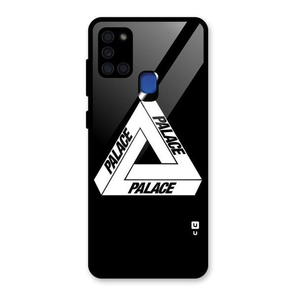 Impossible Triangle Palace Glass Back Case for Galaxy A21s