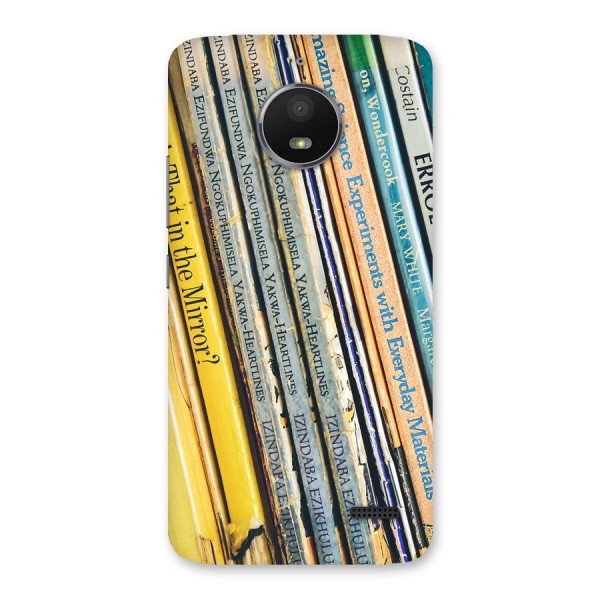 In Love with Books Back Case for Moto E4