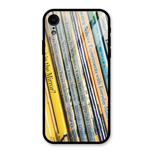 In Love with Books Glass Back Case for XR