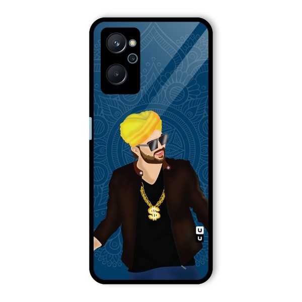 Indie Pop Illustration Glass Back Case for Realme 9i