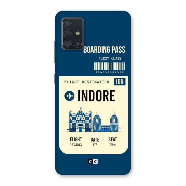 Indore Boarding Pass Back Case for Galaxy A51