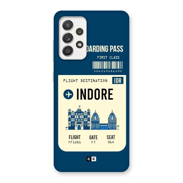 Indore Boarding Pass Back Case for Galaxy A52