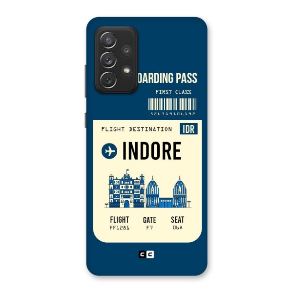 Indore Boarding Pass Back Case for Galaxy A72