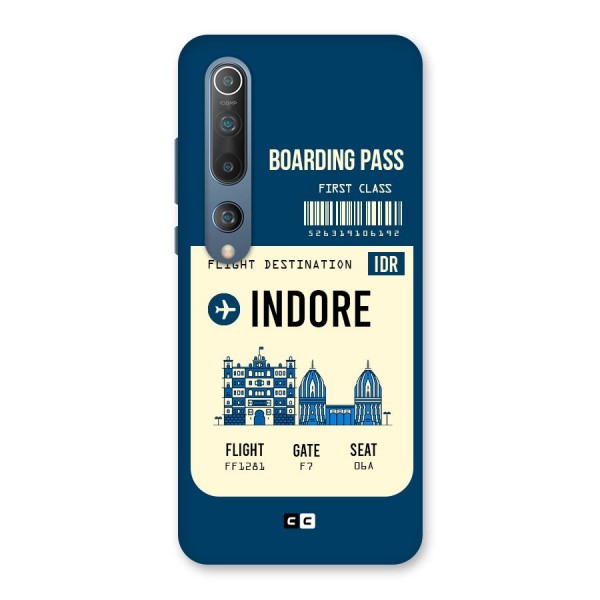 Indore Boarding Pass Back Case for Mi 10