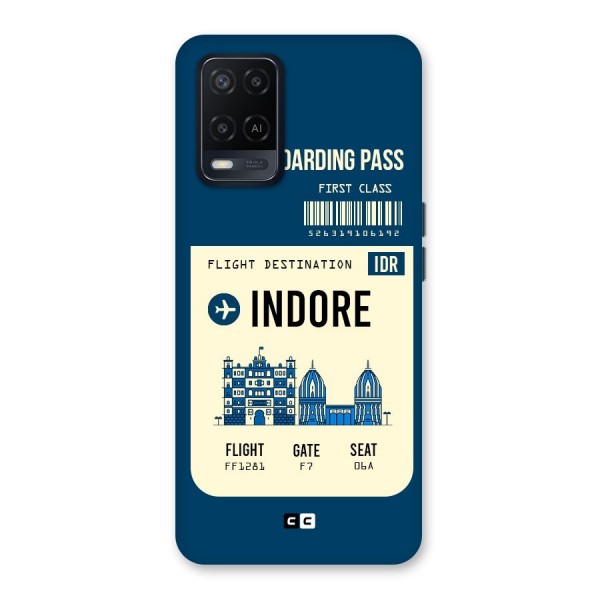 Indore Boarding Pass Back Case for Oppo A54