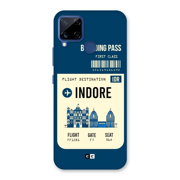 Indore Boarding Pass Back Case for Realme C12