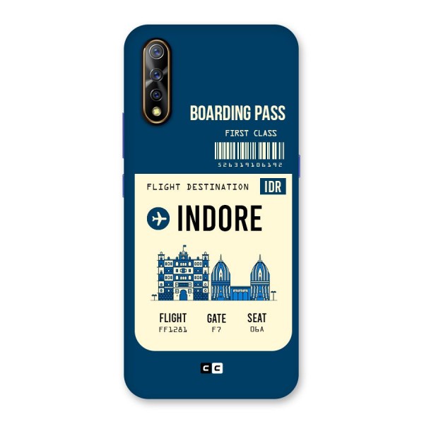 Indore Boarding Pass Back Case for Vivo Z1x