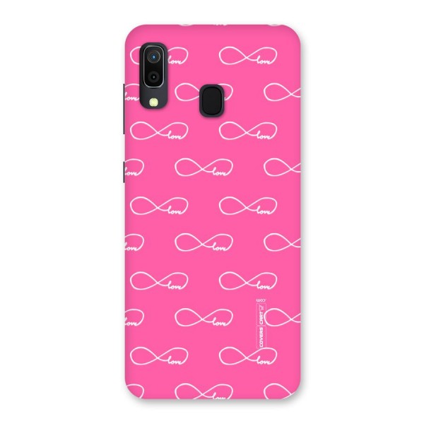 Infinity Love Back Case for Galaxy A20