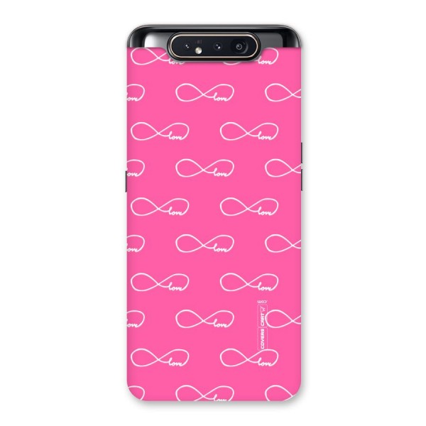 Infinity Love Back Case for Galaxy A80