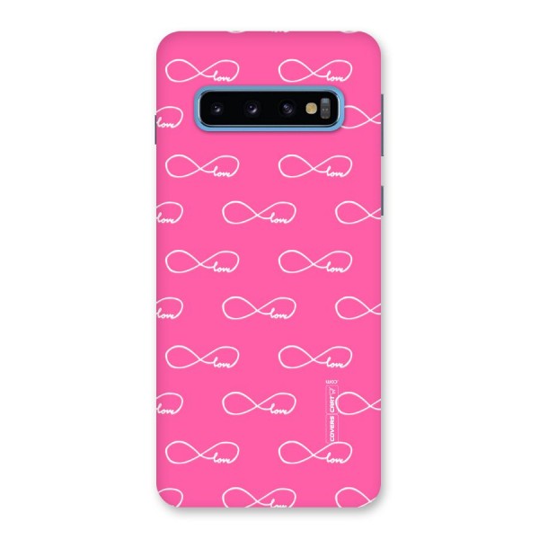 Infinity Love Back Case for Galaxy S10