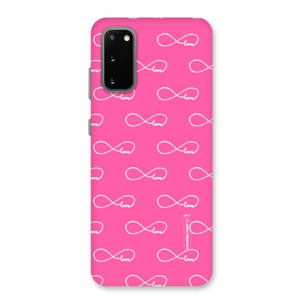 Infinity Love Back Case for Galaxy S20