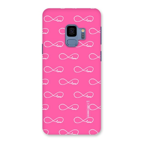 Infinity Love Back Case for Galaxy S9