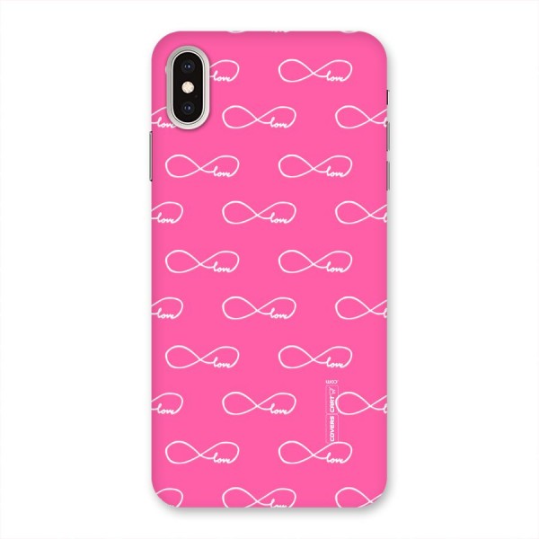 Infinity Love Back Case for iPhone XS Max