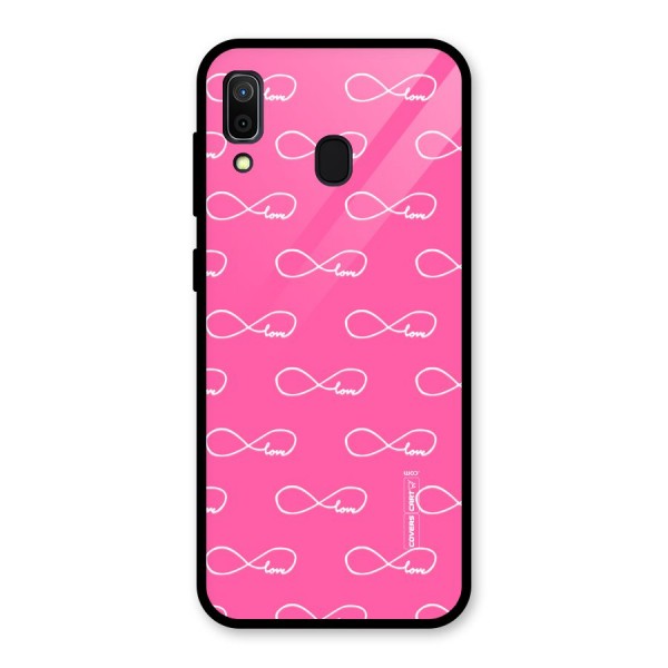 Infinity Love Glass Back Case for Galaxy A30