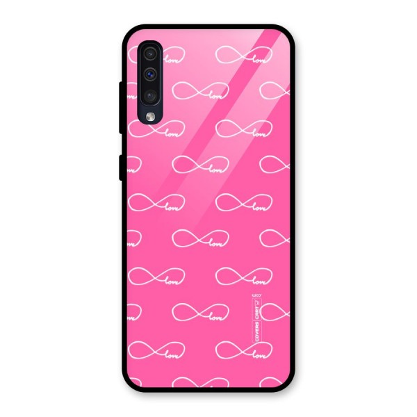 Infinity Love Glass Back Case for Galaxy A50s