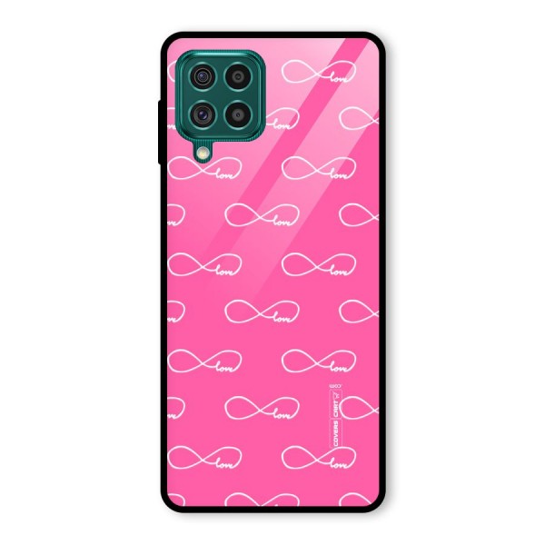 Infinity Love Glass Back Case for Galaxy F62