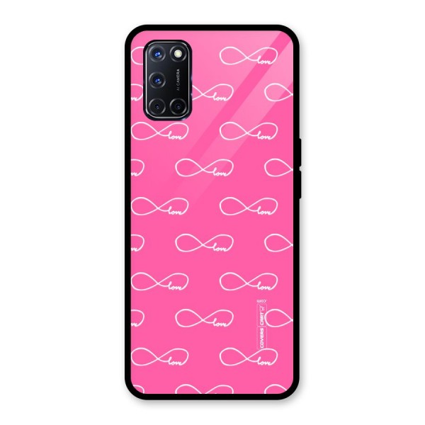 Infinity Love Glass Back Case for Oppo A52