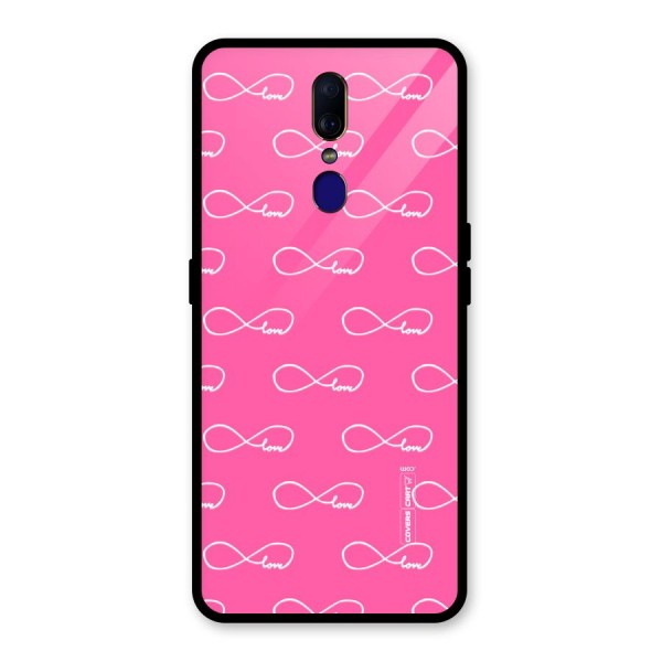 Infinity Love Glass Back Case for Oppo F11