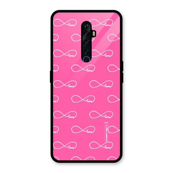 Infinity Love Glass Back Case for Oppo Reno2 Z