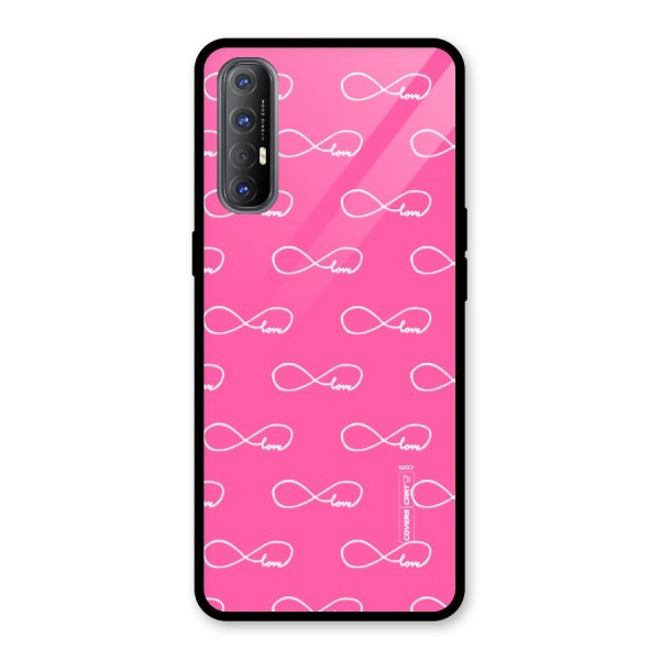 Infinity Love Glass Back Case for Oppo Reno3 Pro