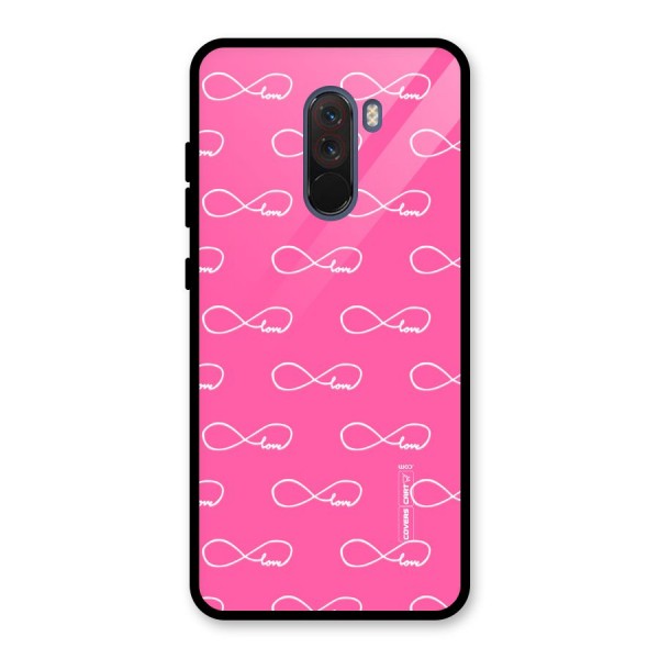 Infinity Love Glass Back Case for Poco F1