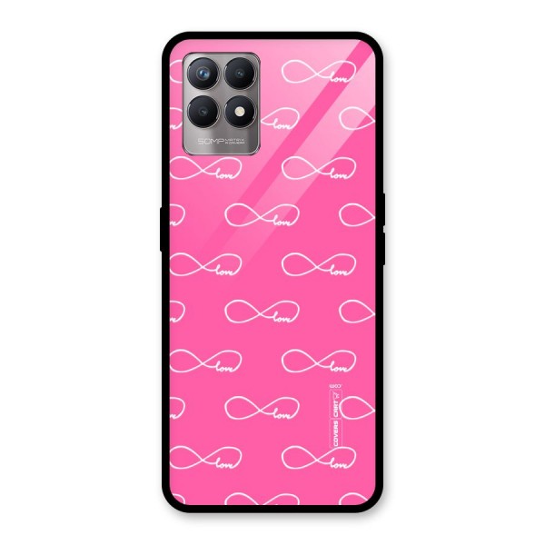 Infinity Love Glass Back Case for Realme 8i