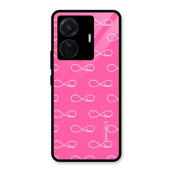 Infinity Love Glass Back Case for Vivo T1 Pro