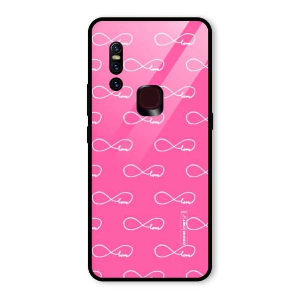 Infinity Love Glass Back Case for Vivo V15