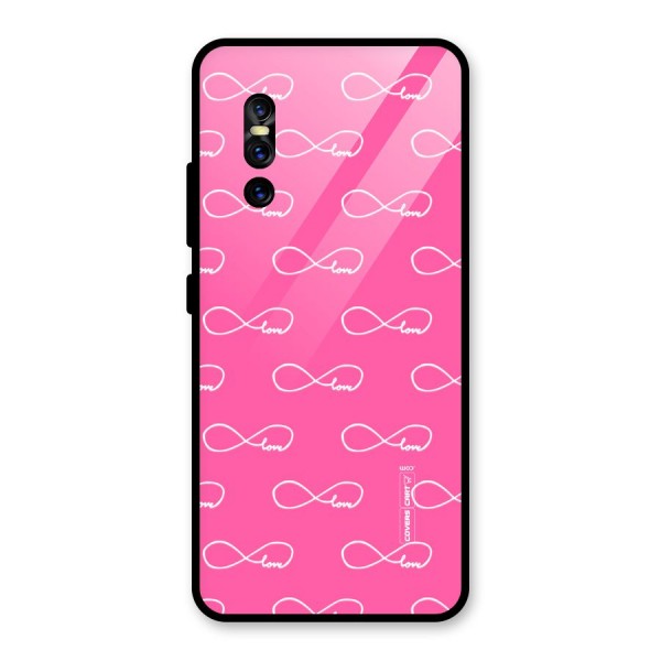 Infinity Love Glass Back Case for Vivo V15 Pro