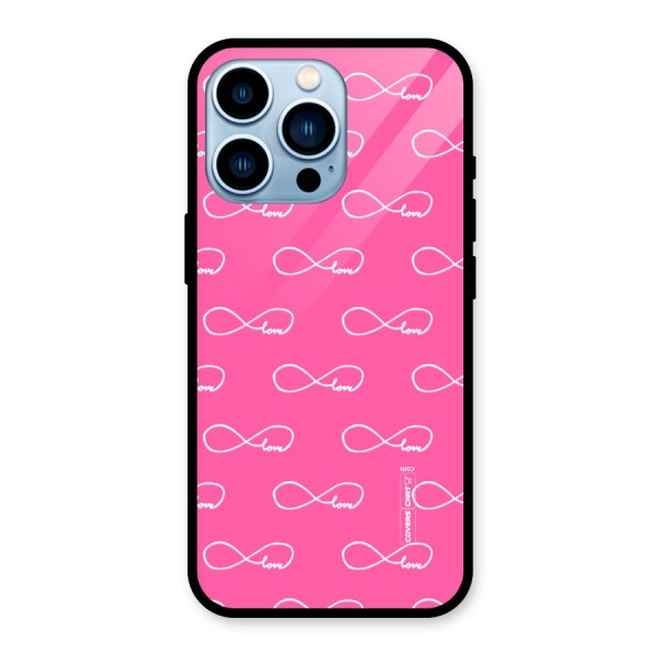 Infinity Love Glass Back Case for iPhone 13 Pro