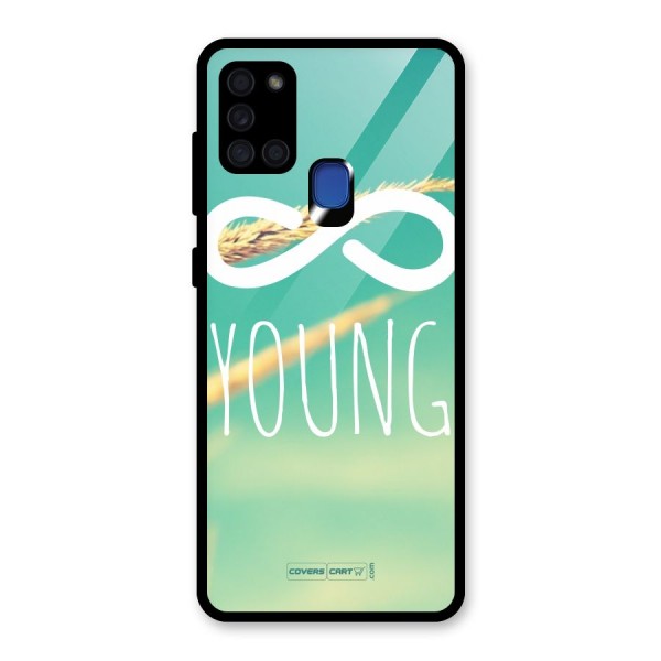 Infinity Young Glass Back Case for Galaxy A21s