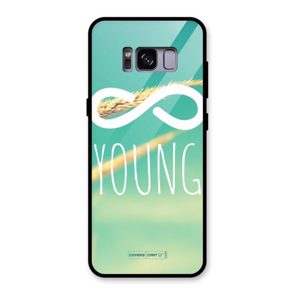 Infinity Young Glass Back Case for Galaxy S8