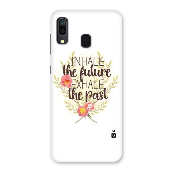 Inhale Future Back Case for Galaxy A20