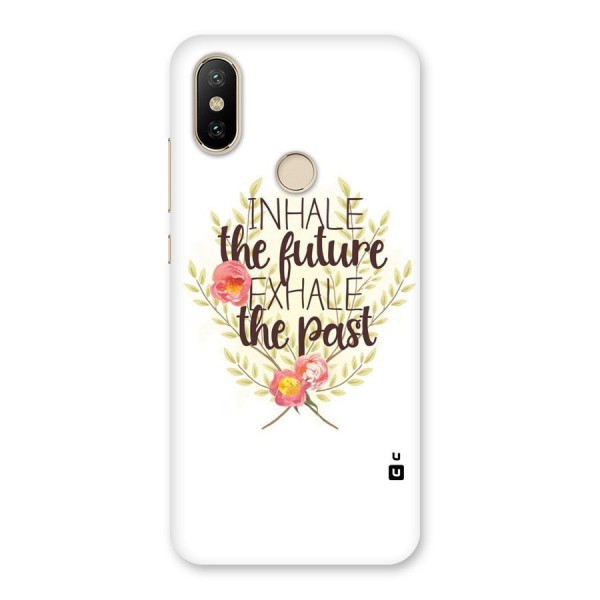 Inhale Future Back Case for Mi A2