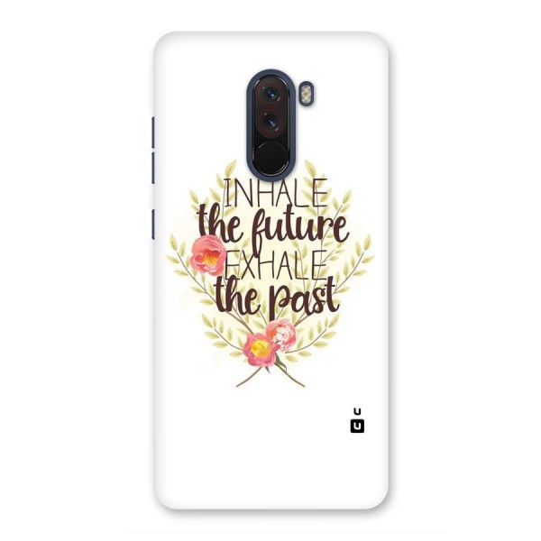 Inhale Future Back Case for Poco F1