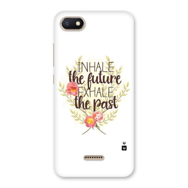 Inhale Future Back Case for Redmi 6A