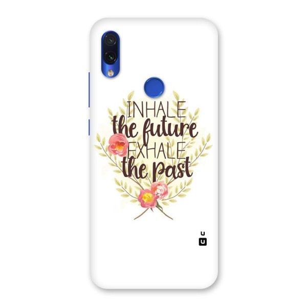 Inhale Future Back Case for Redmi Note 7