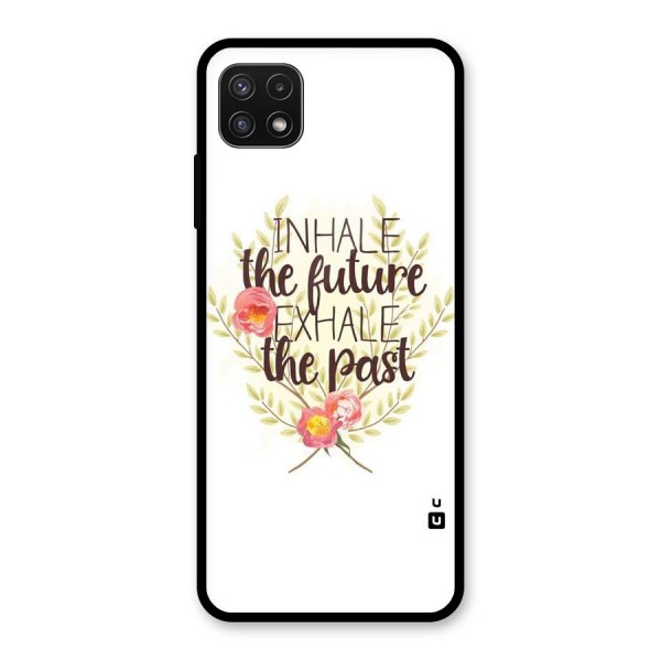 Inhale Future Glass Back Case for Galaxy A22 5G