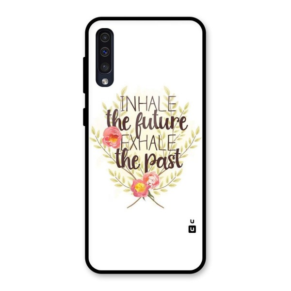 Inhale Future Glass Back Case for Galaxy A50s