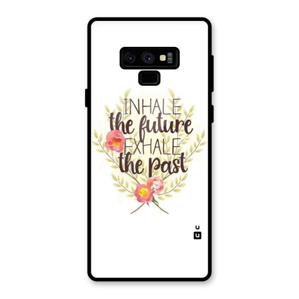 Inhale Future Glass Back Case for Galaxy Note 9